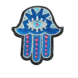 Hand of fatima sew on embroidered patch